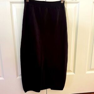 Black Knit Skirt